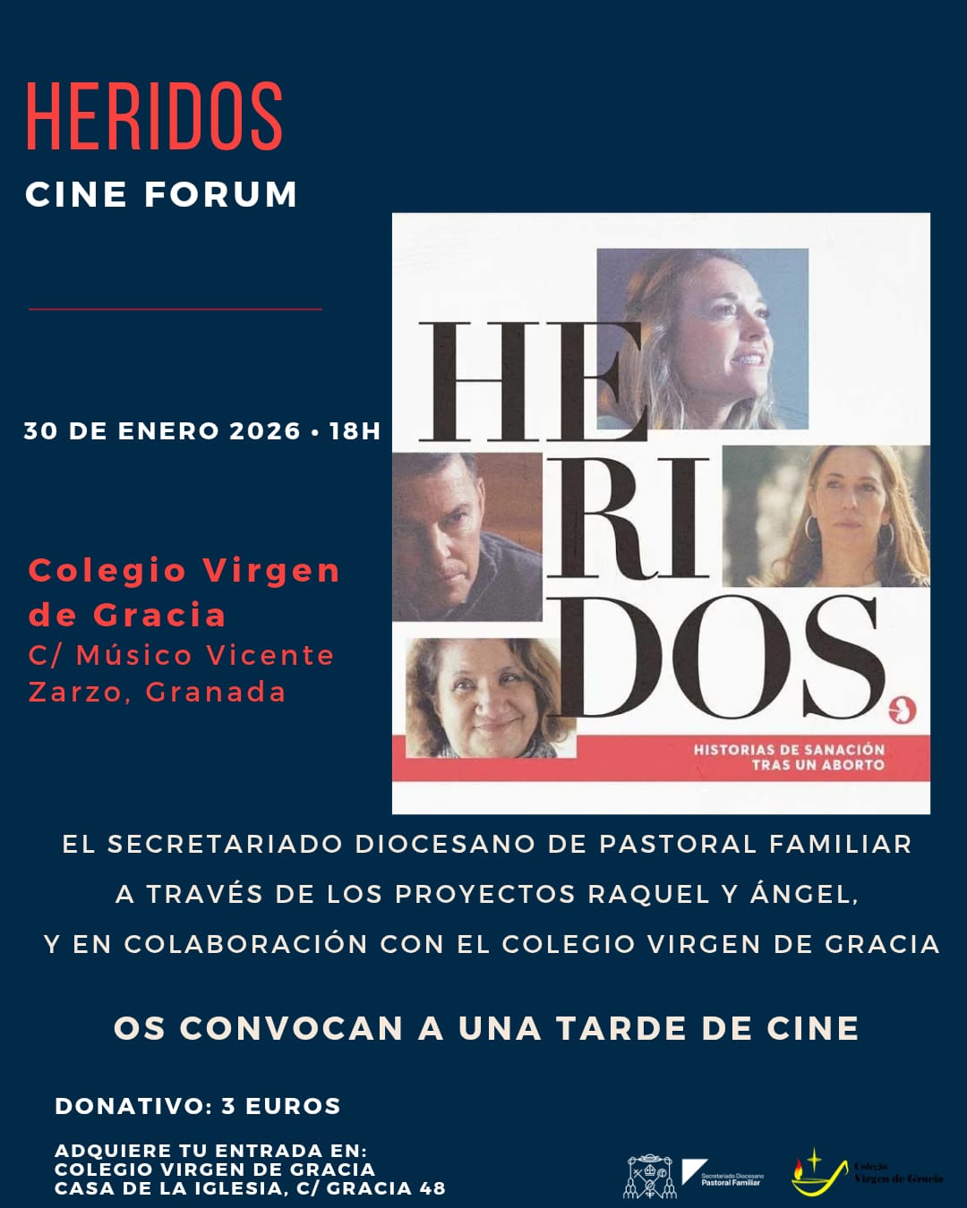 Cine fórum: Heridos, historias de sanación